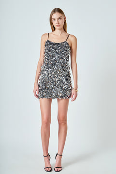 Stretched Sequined Top