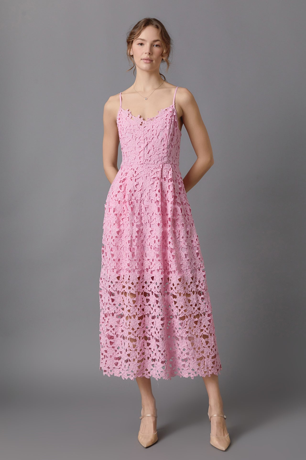 Lace Midi Dress