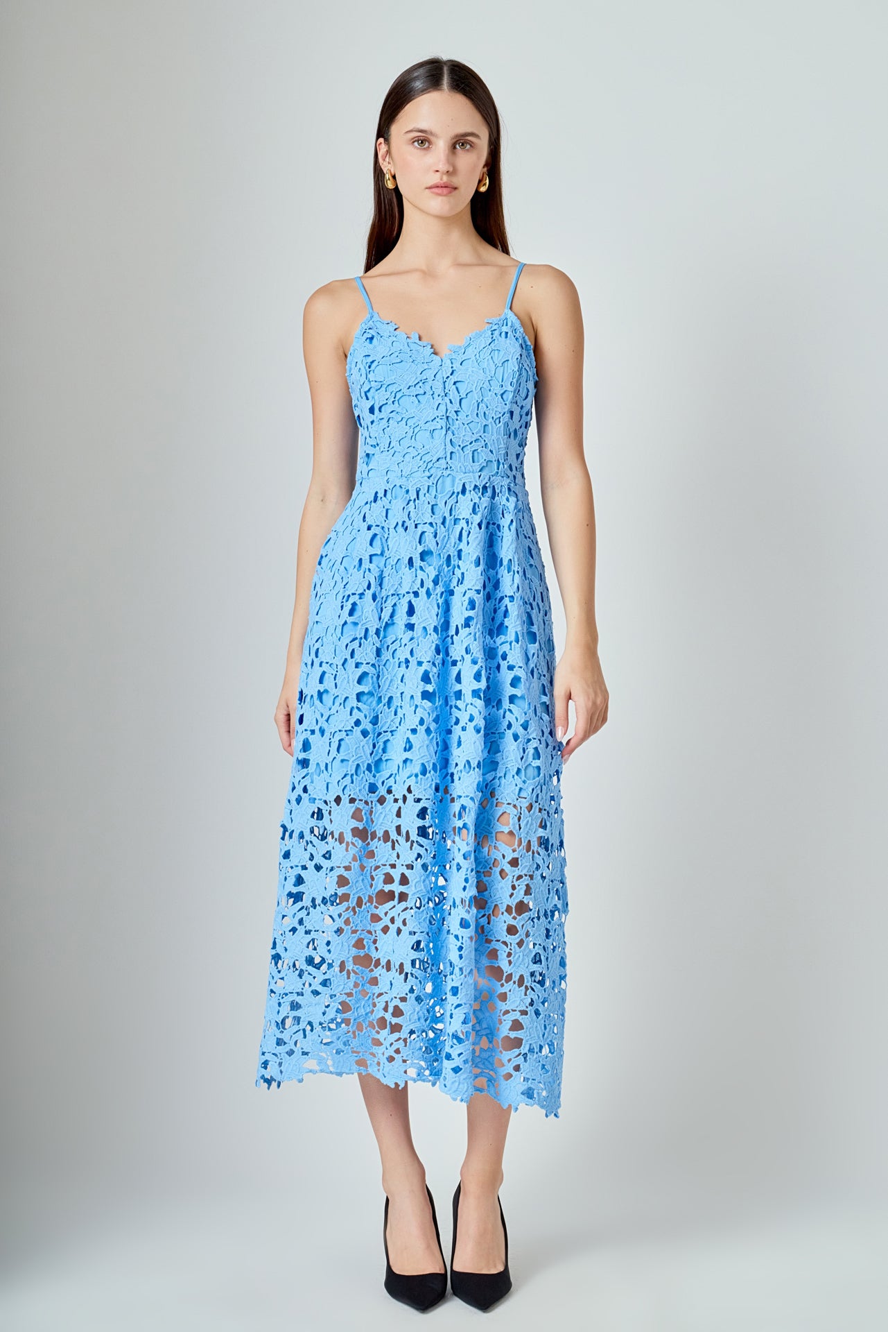 Lace Midi Dress