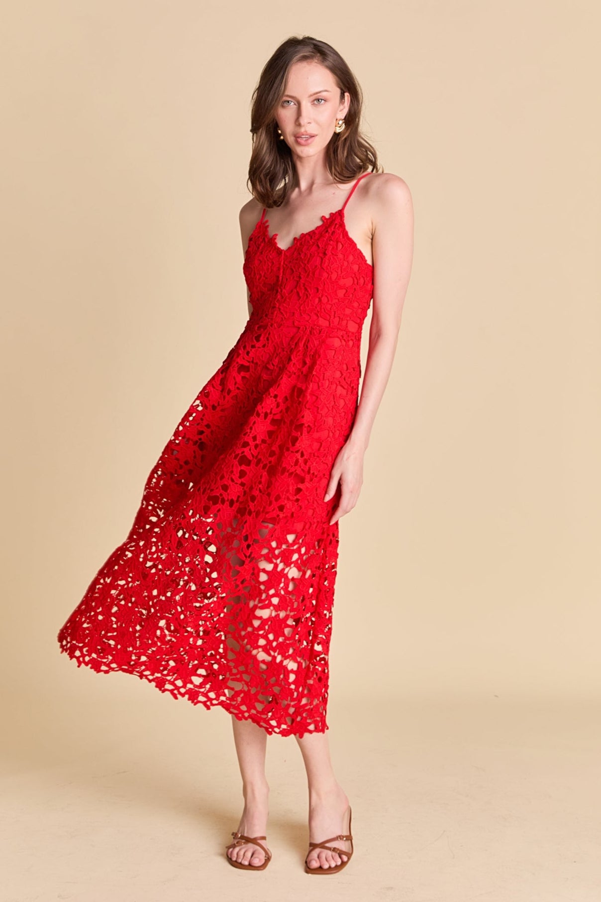 Lace Midi Dress
