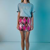 Love Jewel Embroidered Patch Top