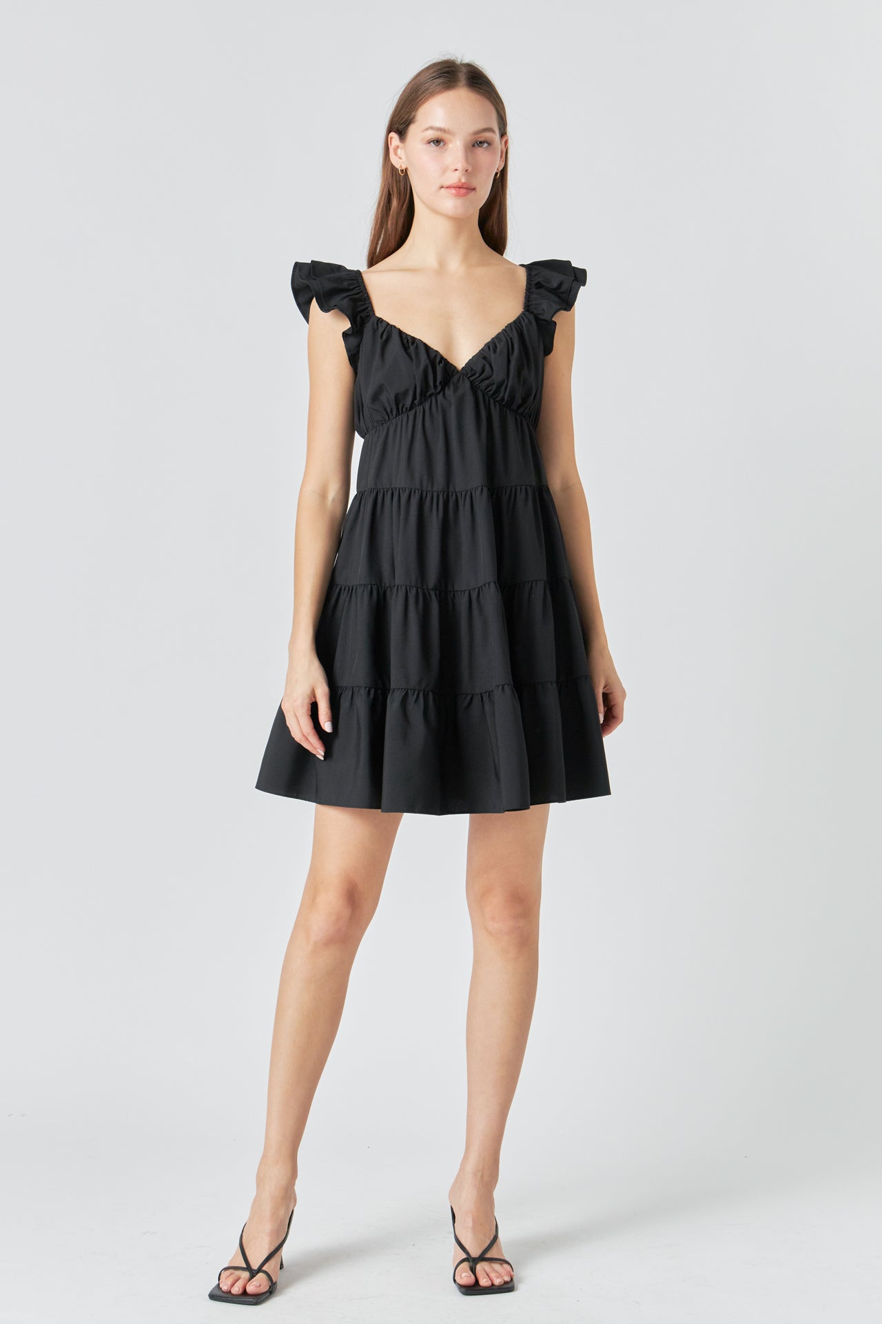 Tiered Mini Dress