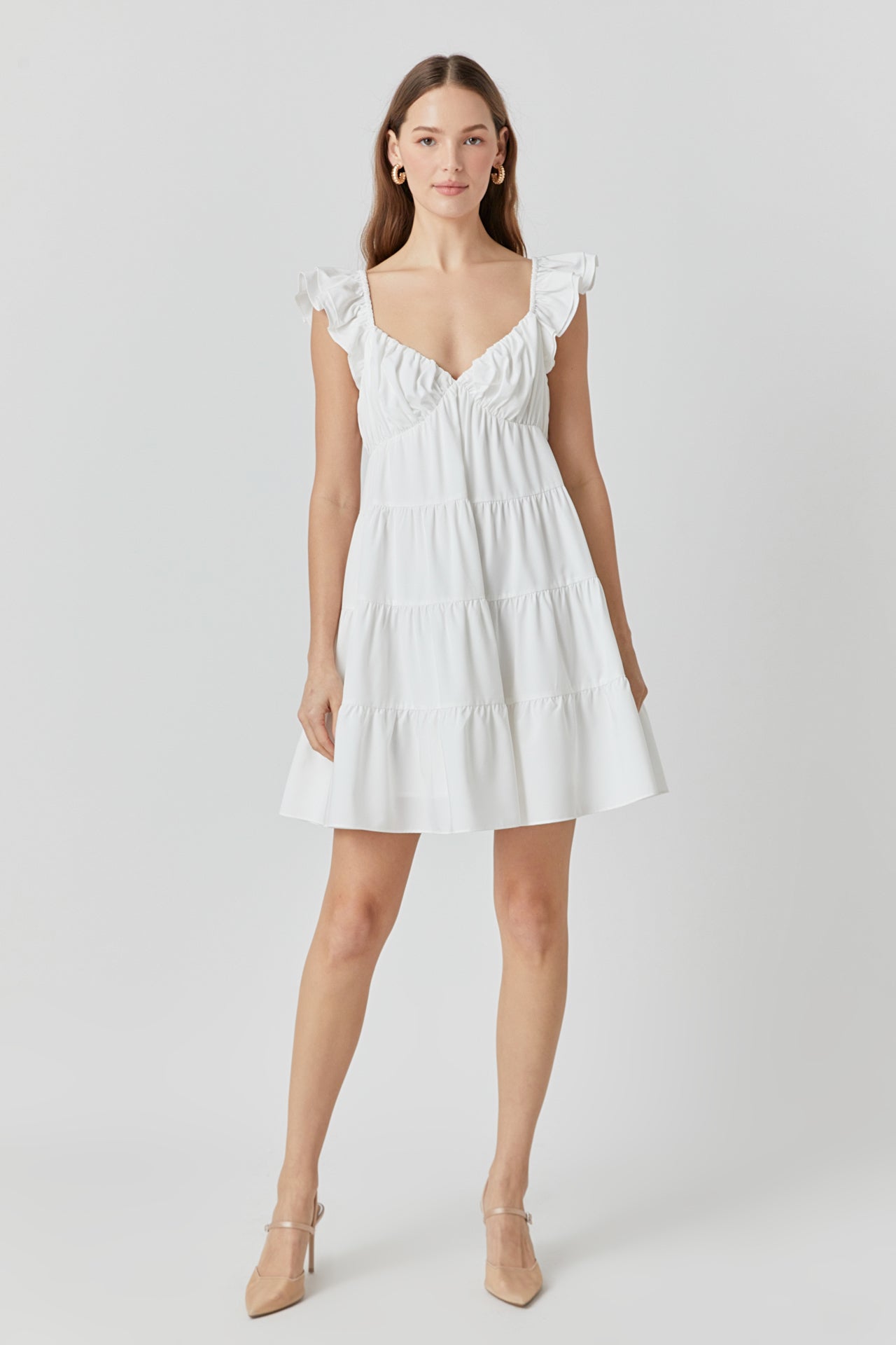 Tiered Mini Dress